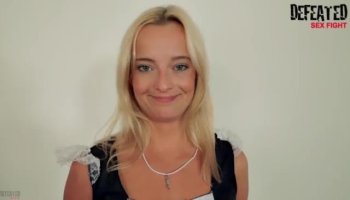 European Redhead Swallows Cum After...